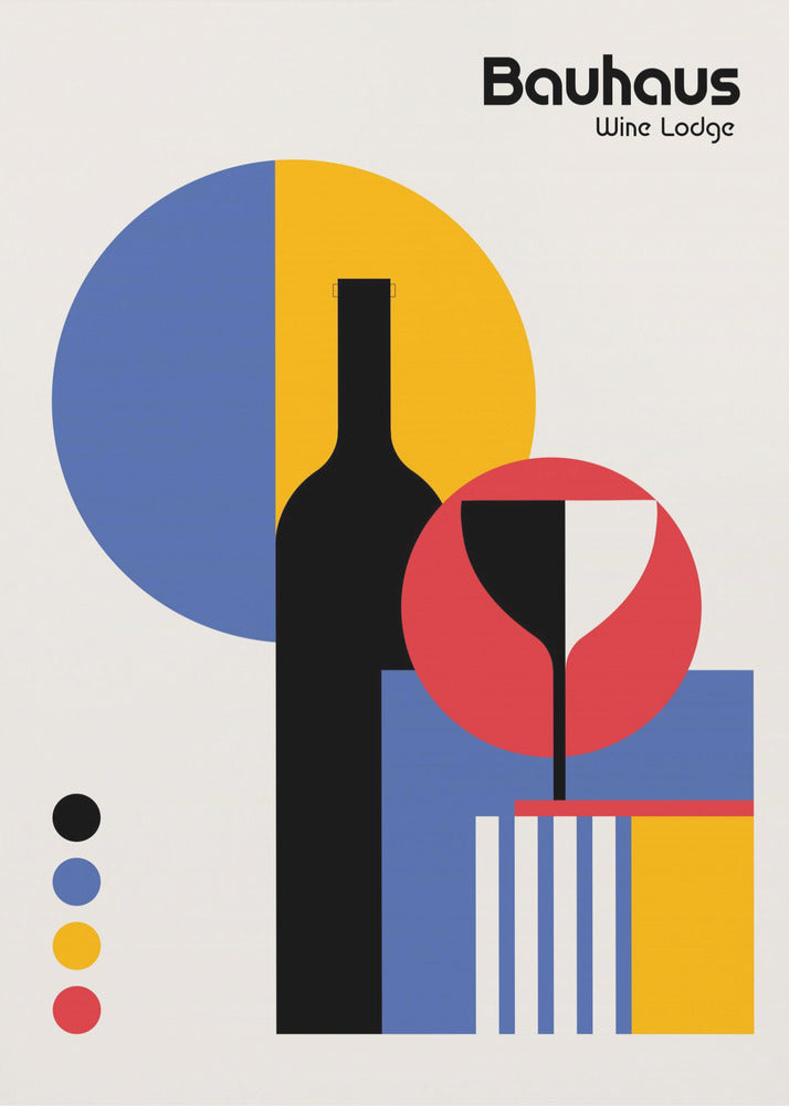 Bauhaus Wine Lodge - Poster / Art Print