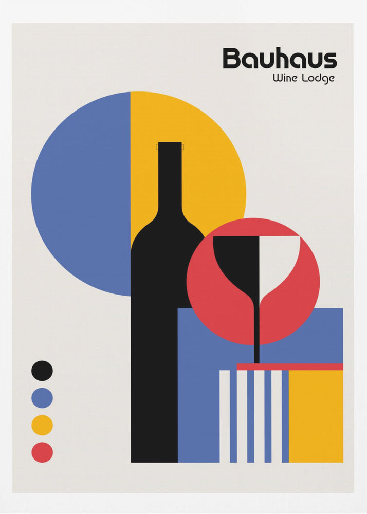 Bauhaus Wine Lodge - Poster / Art Print