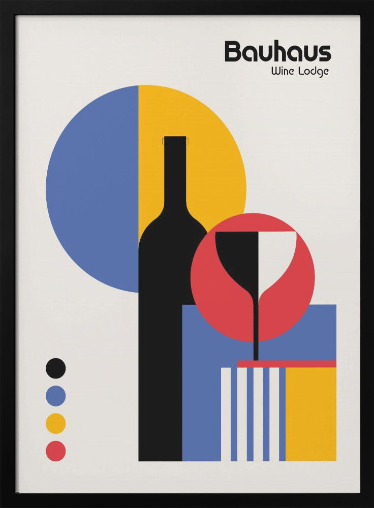 Bauhaus Wine Lodge - Poster / Art Print