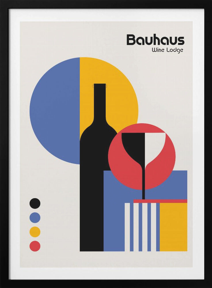 Bauhaus Wine Lodge - Poster / Art Print