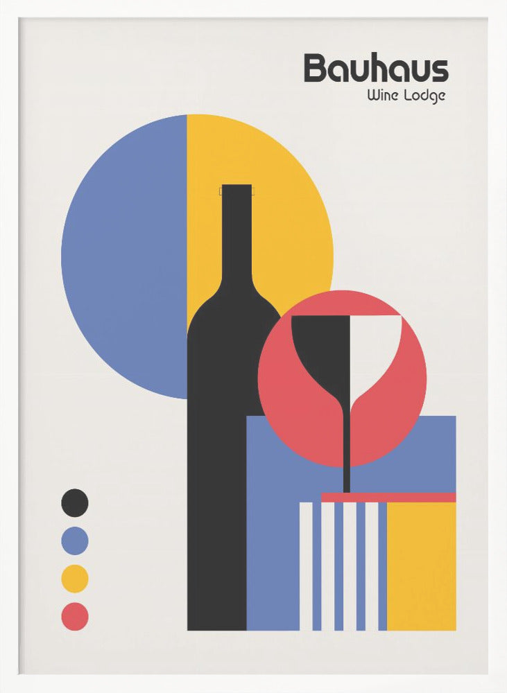 Bauhaus Wine Lodge - Poster / Art Print