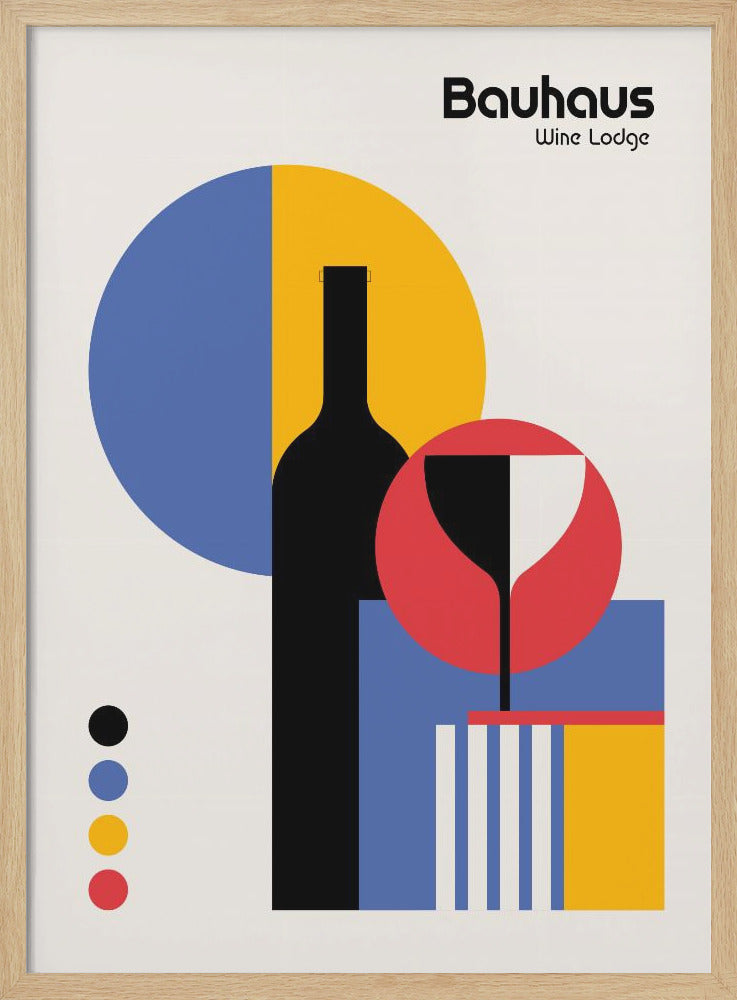 Bauhaus Wine Lodge - Poster / Art Print