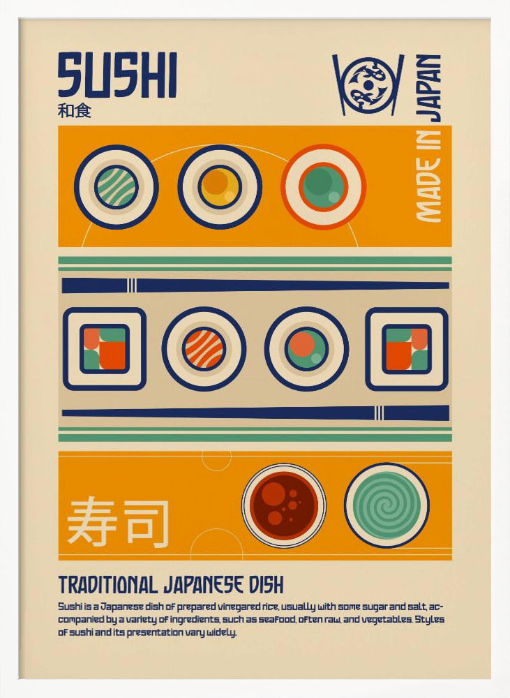 Sushi Japanese Food Print - Poster / Art Print
