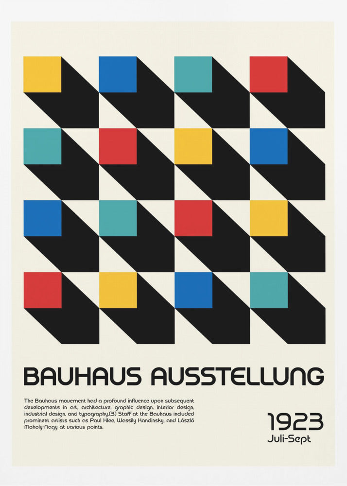 Bauhaus Ausstellung - Poster / Art Print