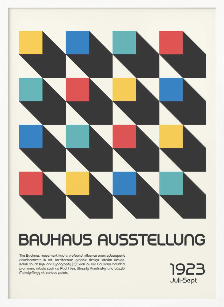 Bauhaus Ausstellung - Poster / Art Print
