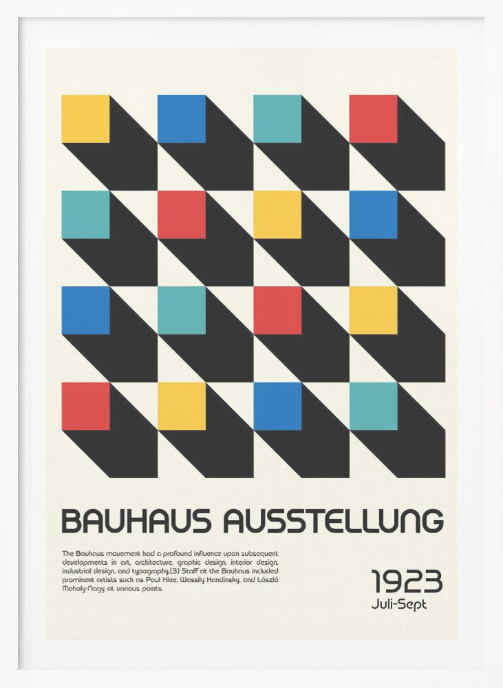 Bauhaus Ausstellung - Poster / Art Print