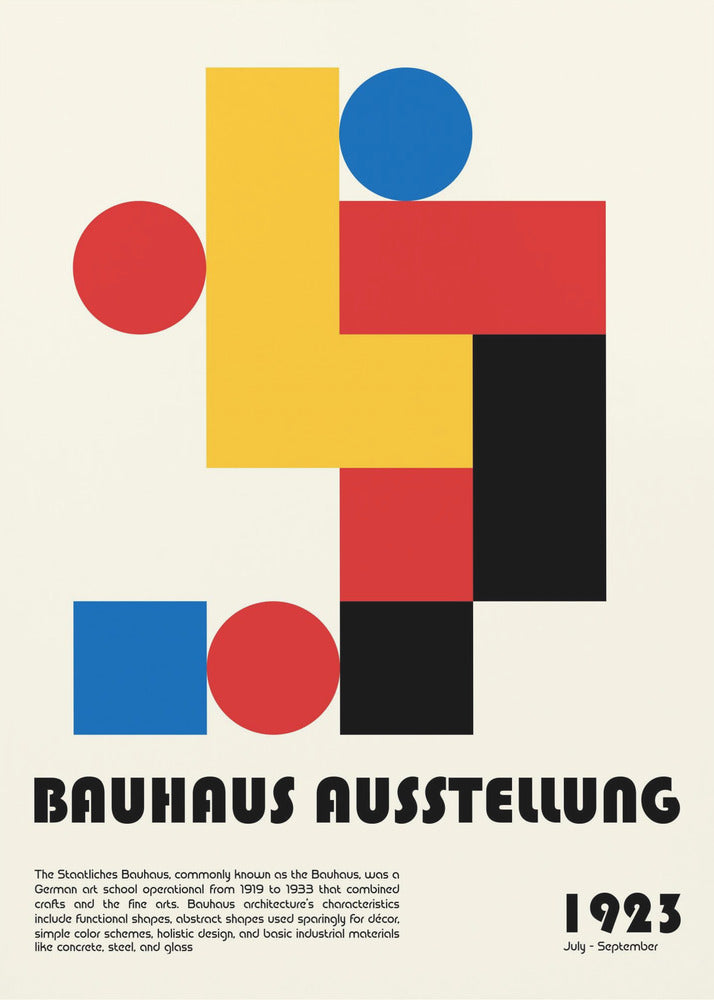 Bauhaus Ausstellung - Poster / Art Print