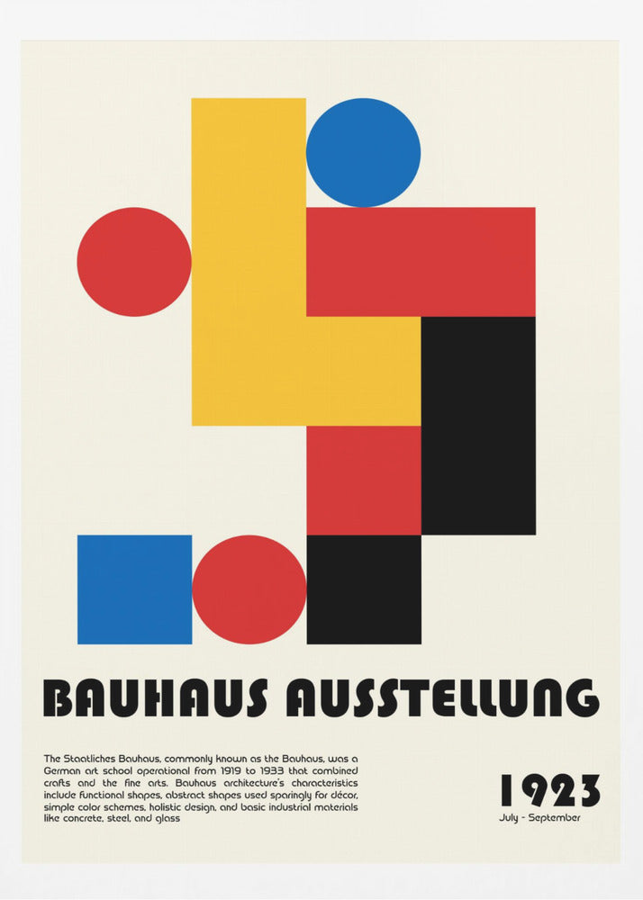 Bauhaus Ausstellung - Poster / Art Print