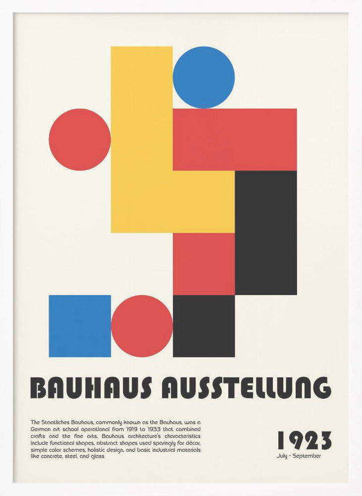 Bauhaus Ausstellung - Poster / Art Print