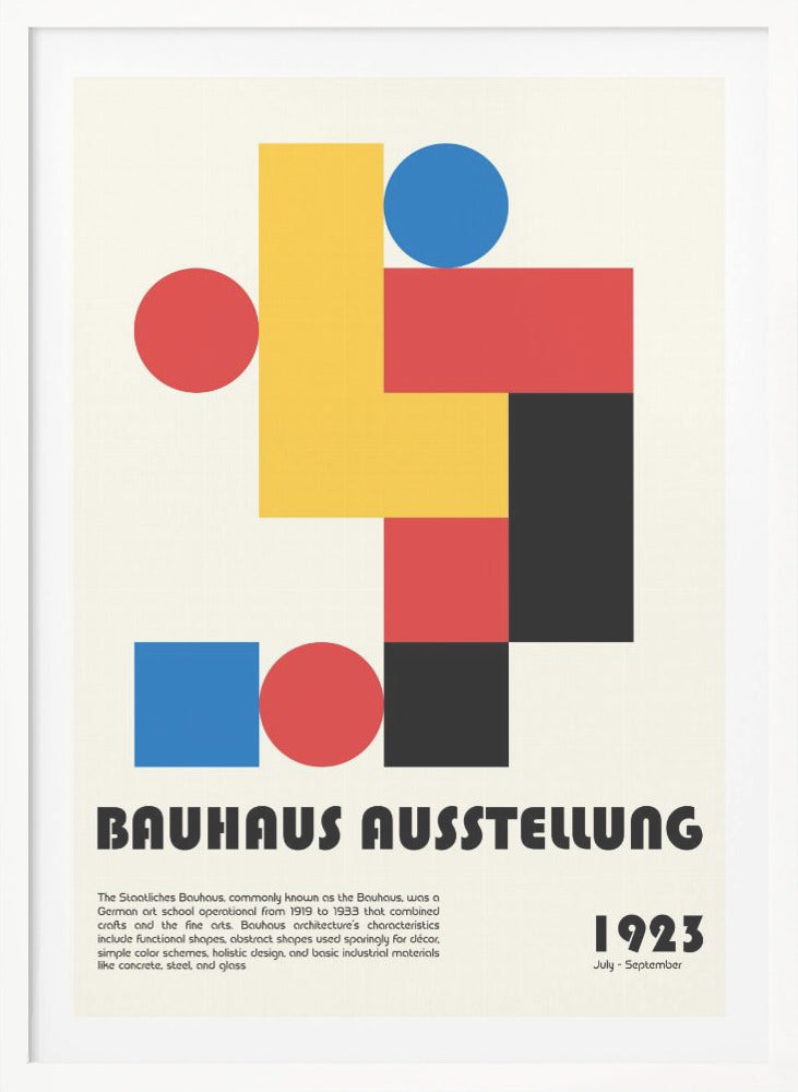 Bauhaus Ausstellung - Poster / Art Print