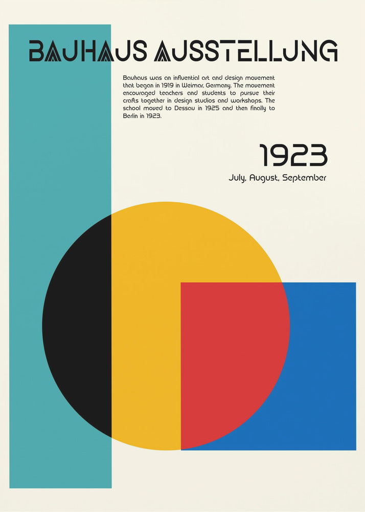 Bauhaus Ausstellung - Poster / Art Print