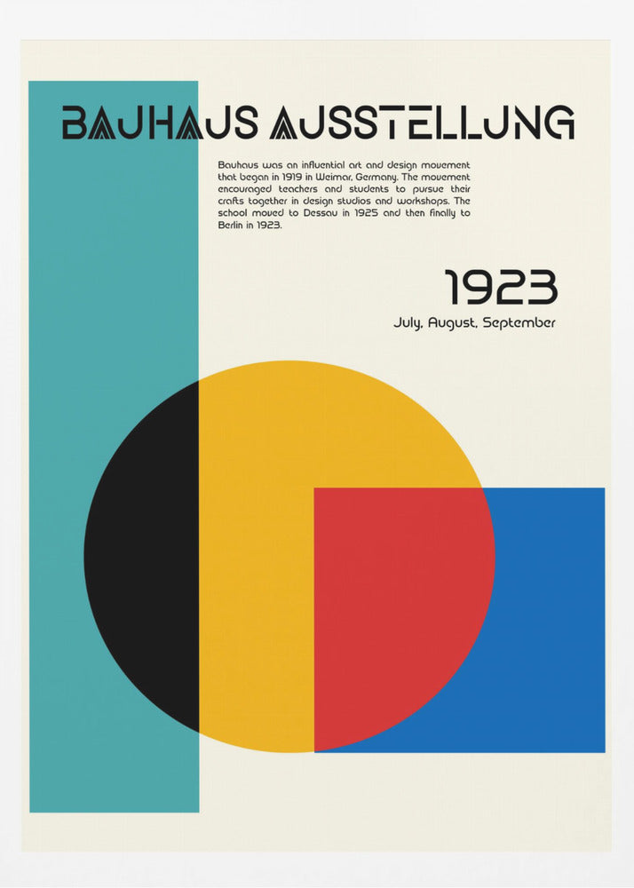 Bauhaus Ausstellung - Poster / Art Print