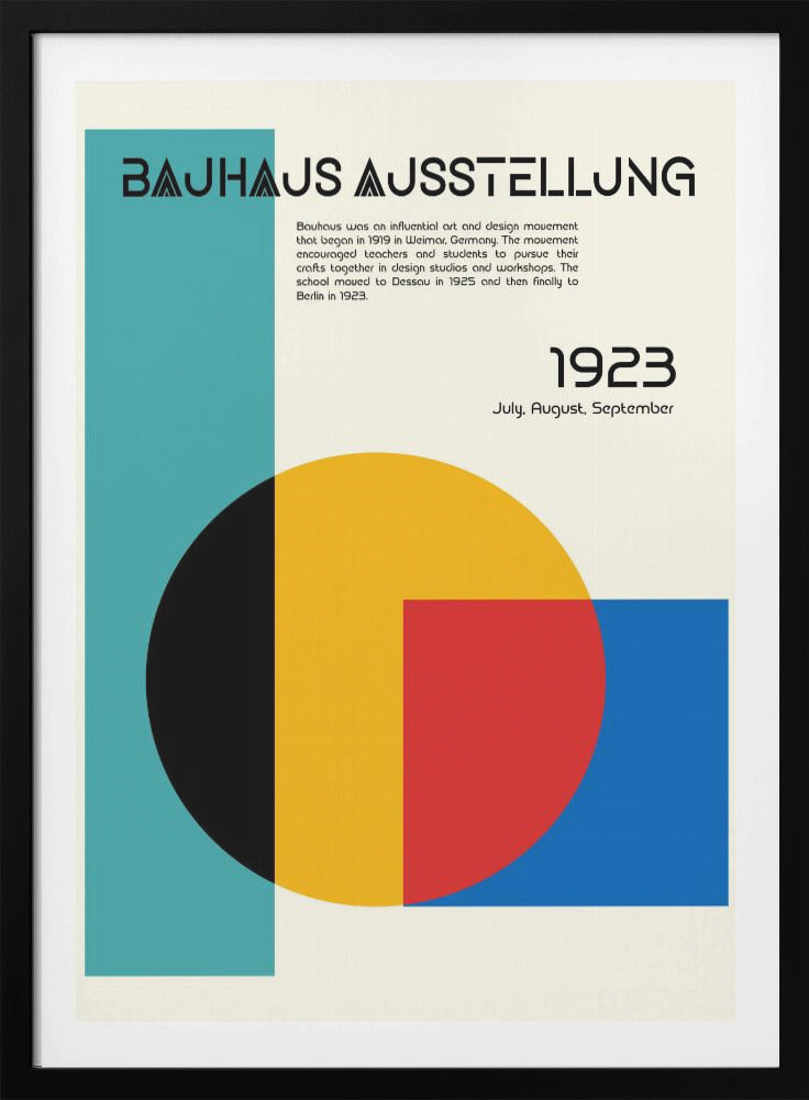 Bauhaus Ausstellung - Poster / Art Print