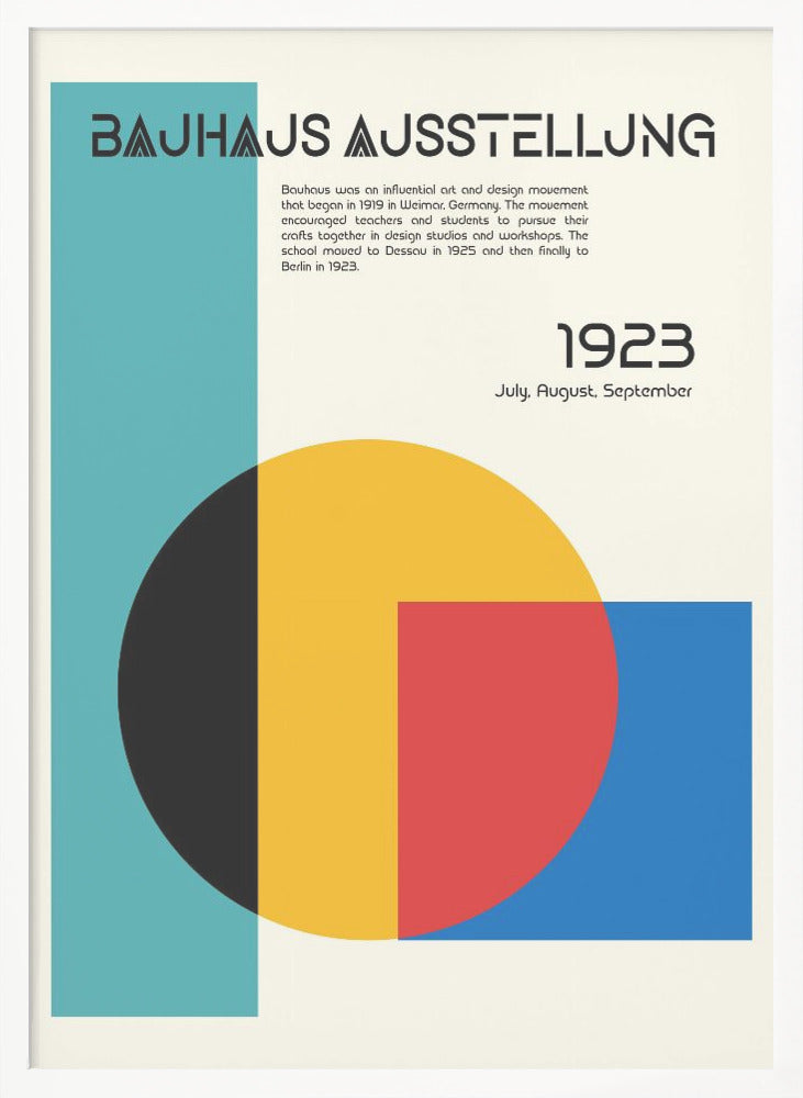 Bauhaus Ausstellung - Poster / Art Print