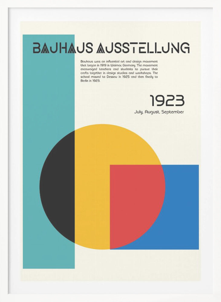 Bauhaus Ausstellung - Poster / Art Print