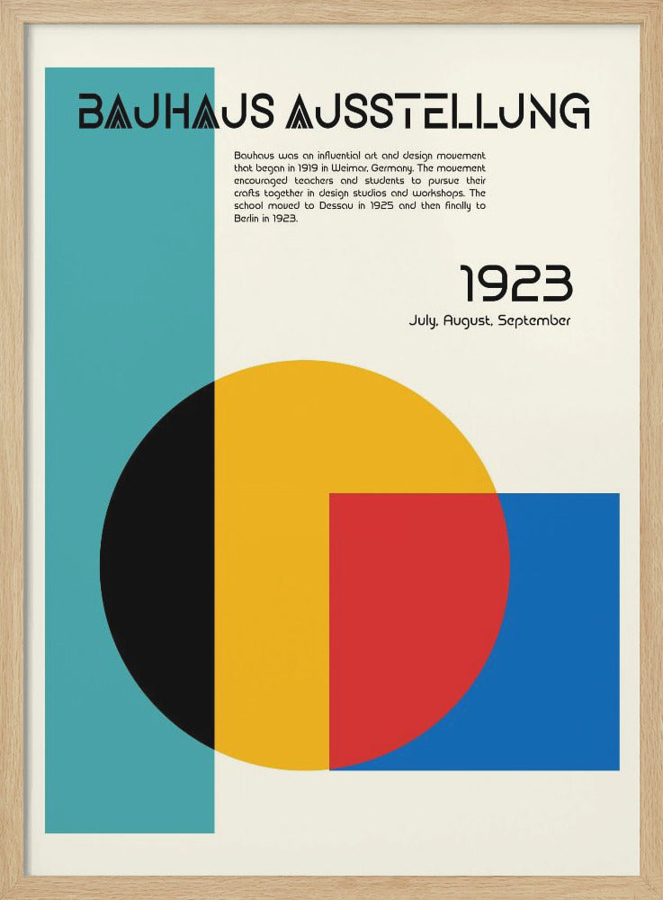 Bauhaus Ausstellung - Poster / Art Print