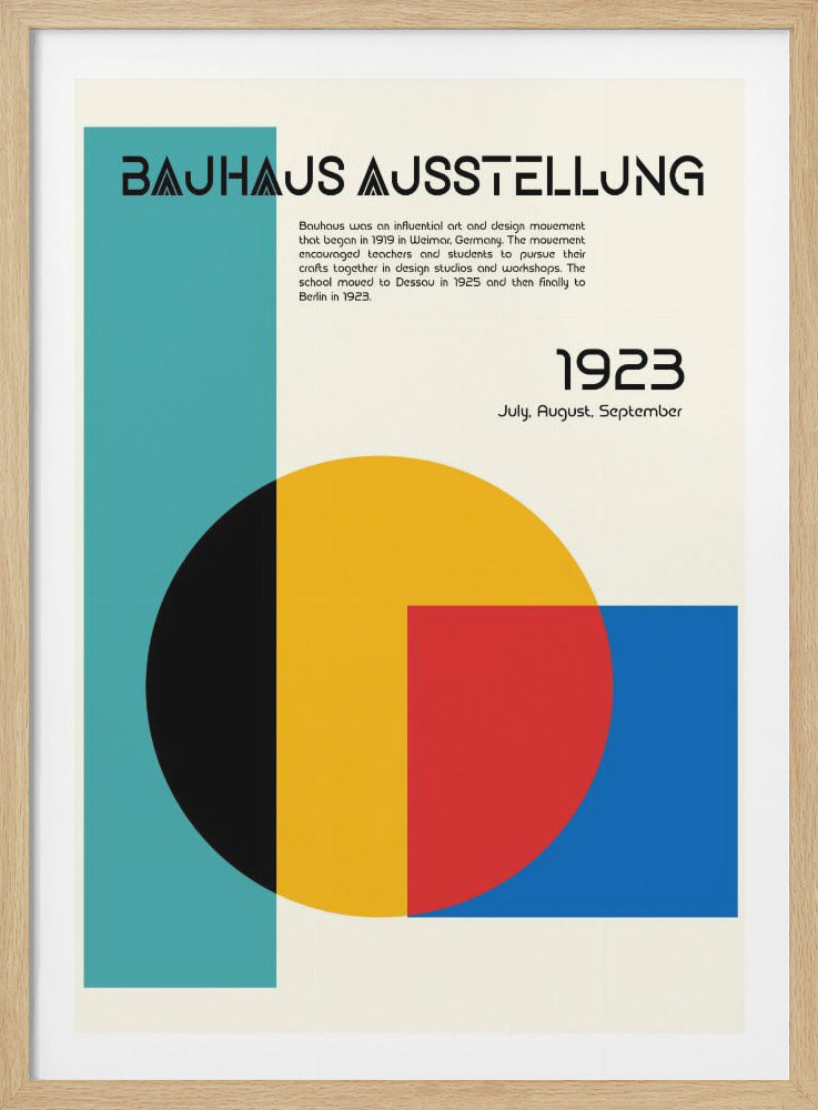 Bauhaus Ausstellung - Poster / Art Print