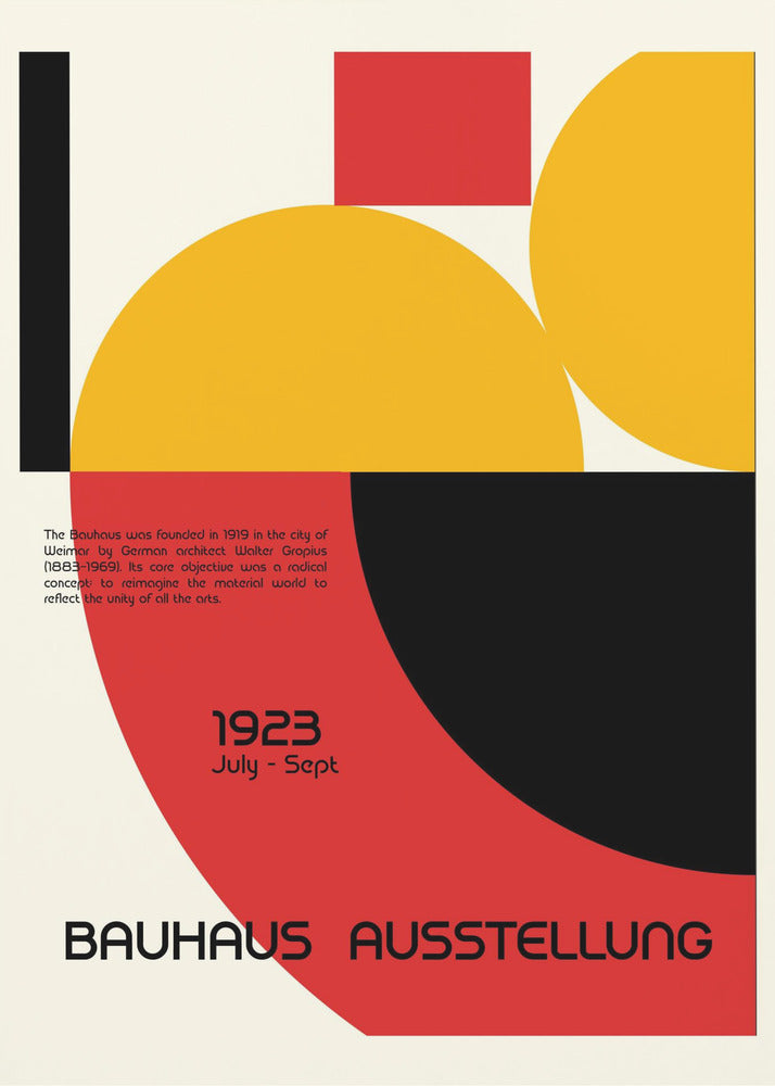 Bauhaus Ausstellung - Poster / Art Print