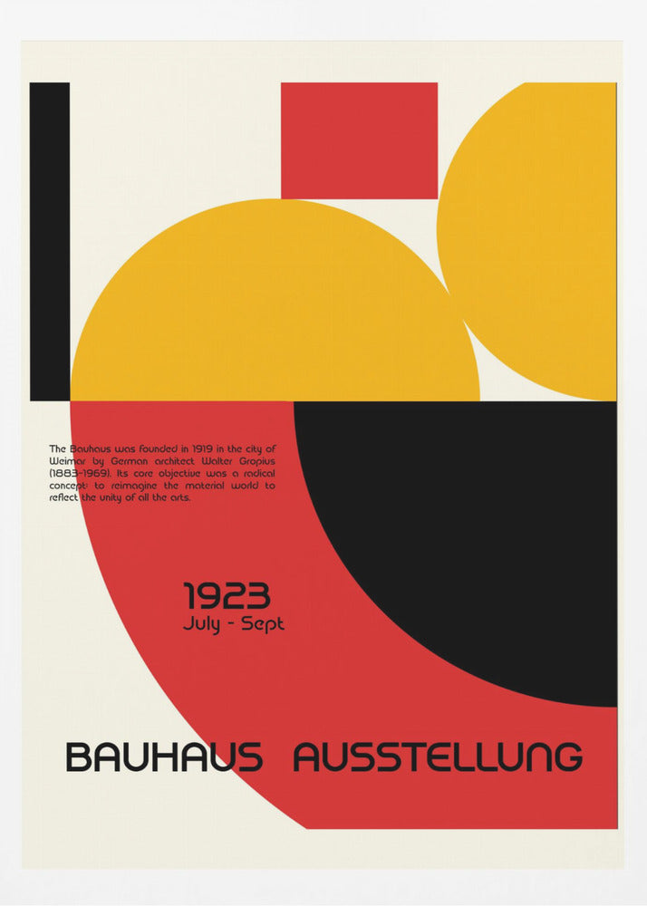 Bauhaus Ausstellung - Poster / Art Print