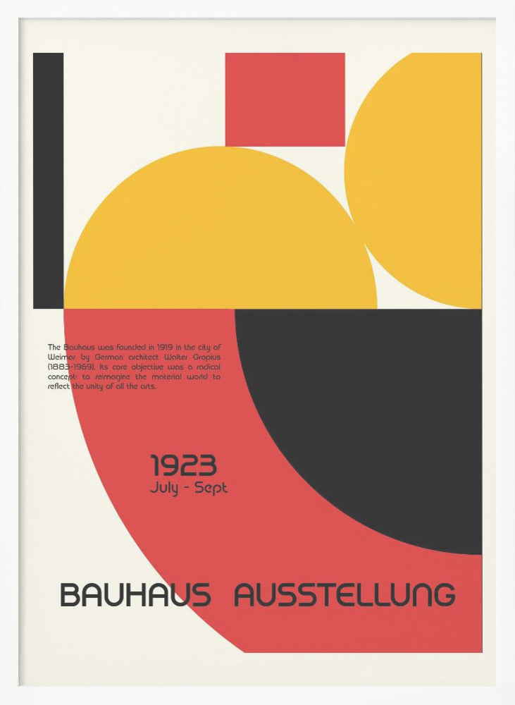Bauhaus Ausstellung - Poster / Art Print