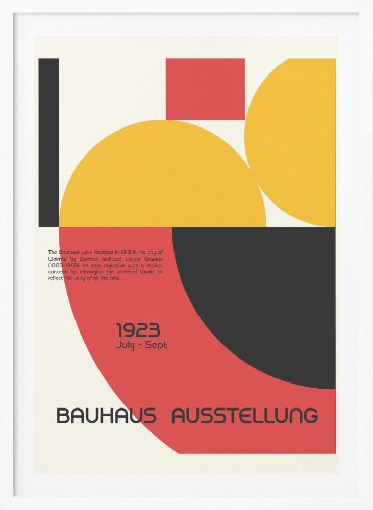Bauhaus Ausstellung - Poster / Art Print