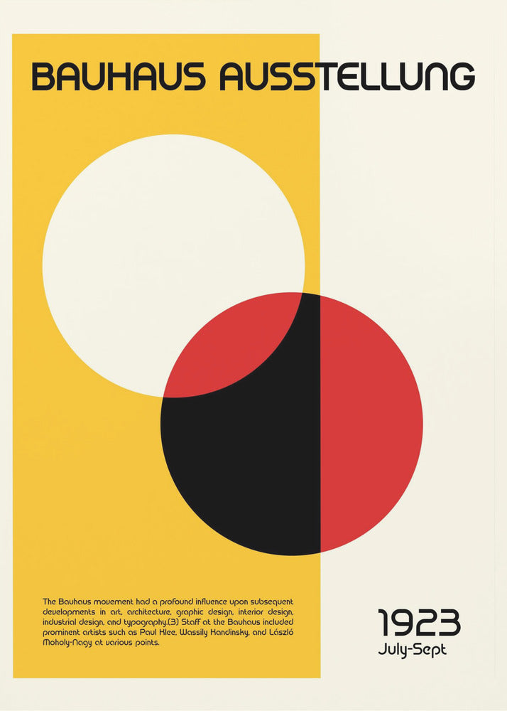 Bauhaus Ausstellung - Poster / Art Print
