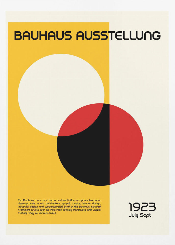 Bauhaus Ausstellung - Poster / Art Print