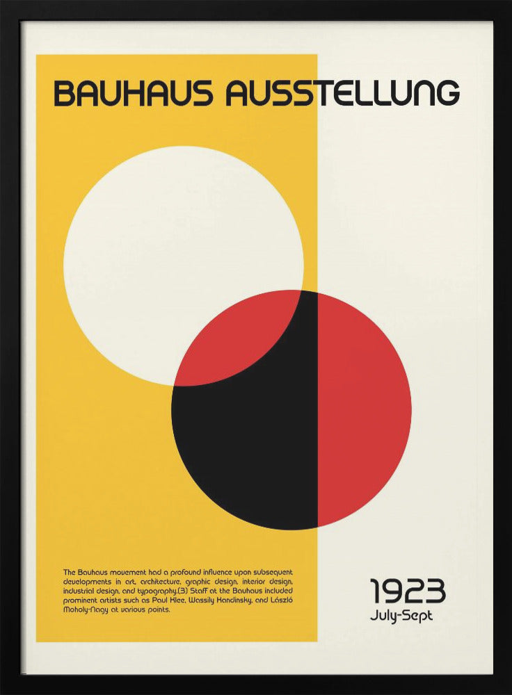Bauhaus Ausstellung - Poster / Art Print