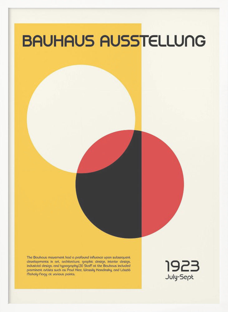 Bauhaus Ausstellung - Poster / Art Print