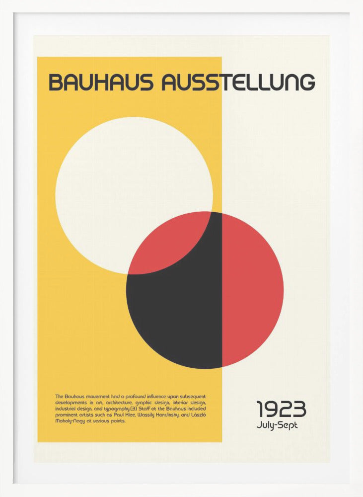 Bauhaus Ausstellung - Poster / Art Print
