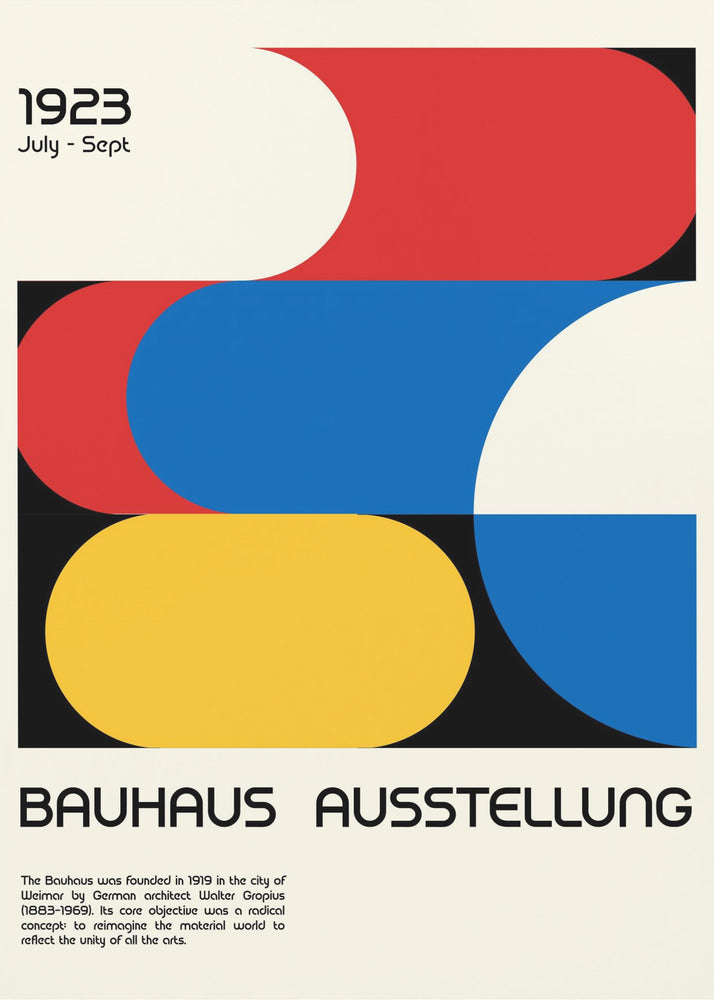 Bauhaus Ausstellung 1923 - Poster / Art Print