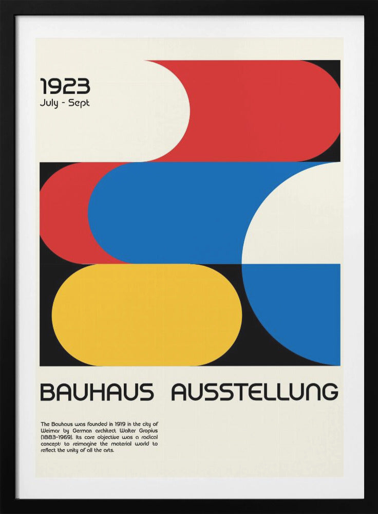 Bauhaus Ausstellung 1923 - Poster / Art Print