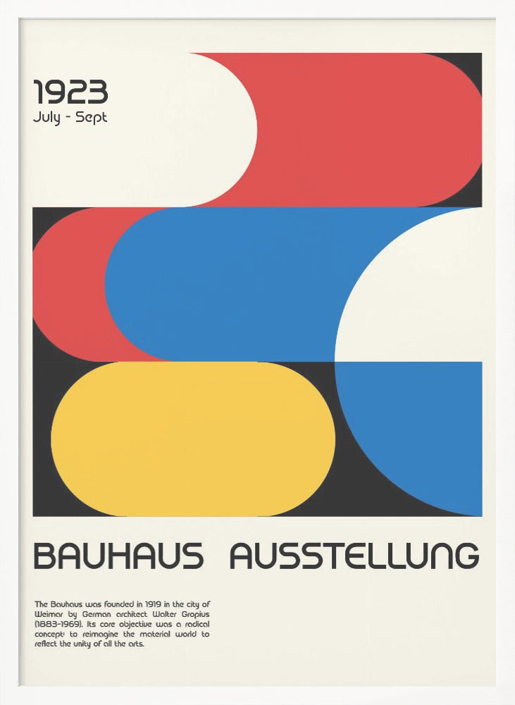 Bauhaus Ausstellung 1923 - Poster / Art Print