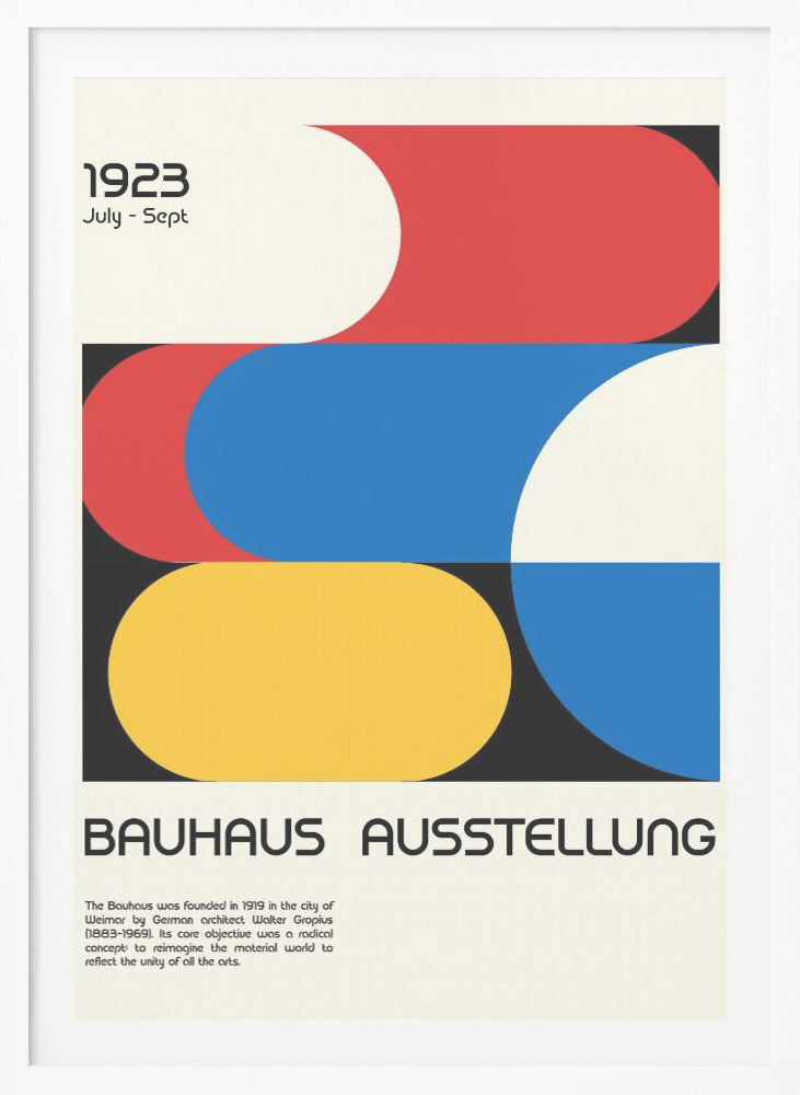 Bauhaus Ausstellung 1923 - Poster / Art Print