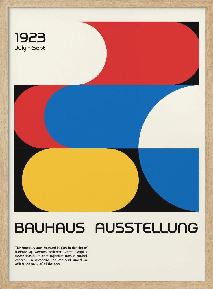 Bauhaus Ausstellung 1923 - Poster / Art Print