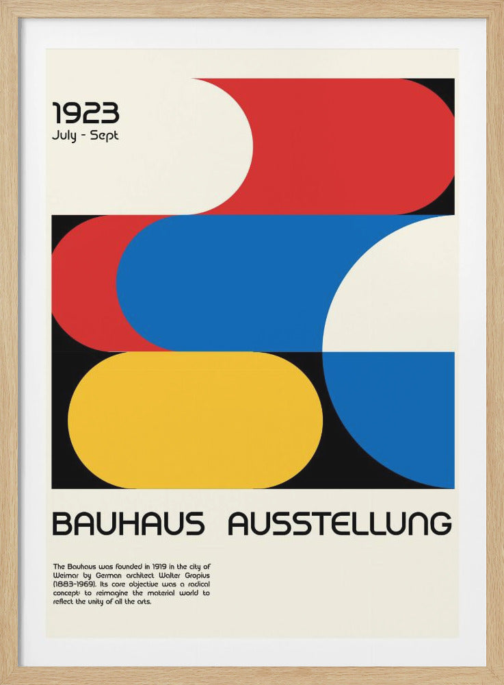 Bauhaus Ausstellung 1923 - Poster / Art Print