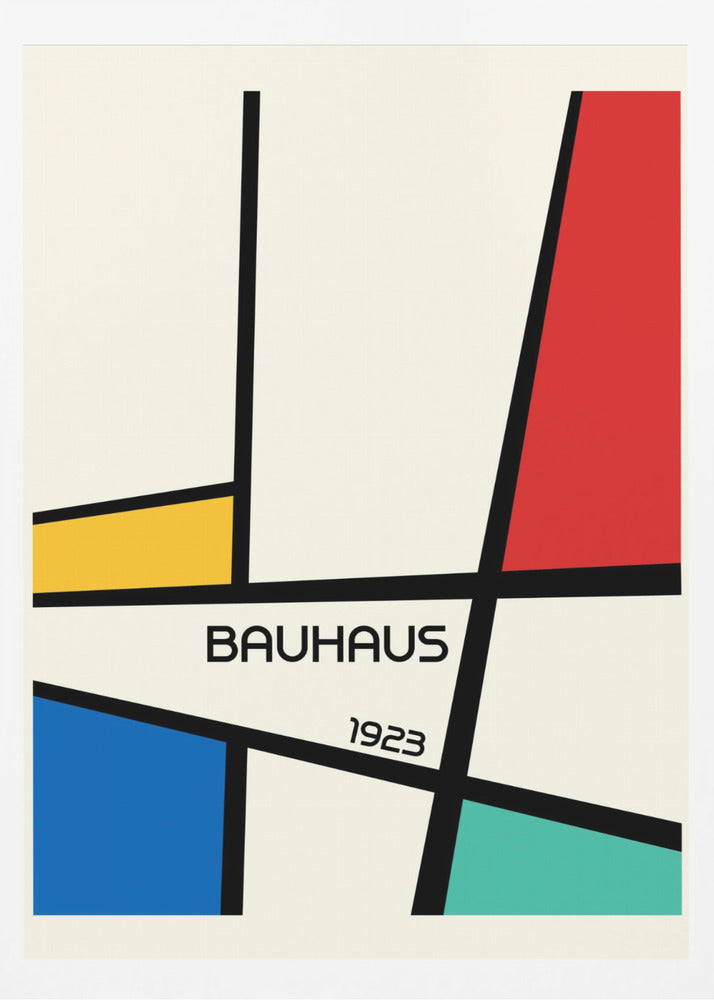 Bauhaus Geometric Design Retro - Poster / Art Print