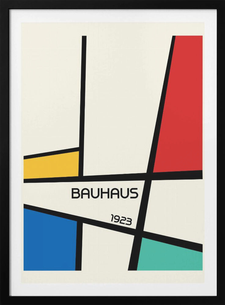Bauhaus Geometric Design Retro - Poster / Art Print