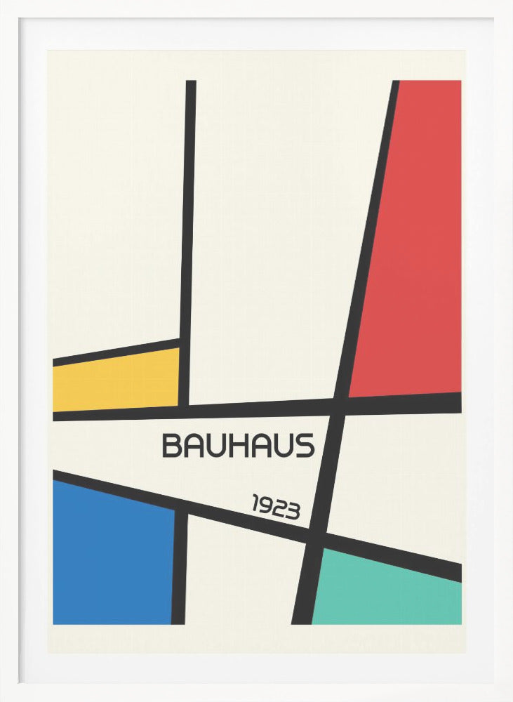 Bauhaus Geometric Design Retro - Poster / Art Print
