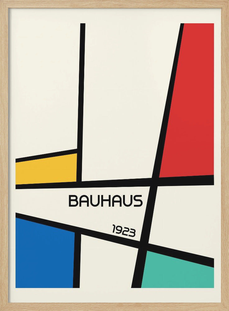Bauhaus Geometric Design Retro - Poster / Art Print