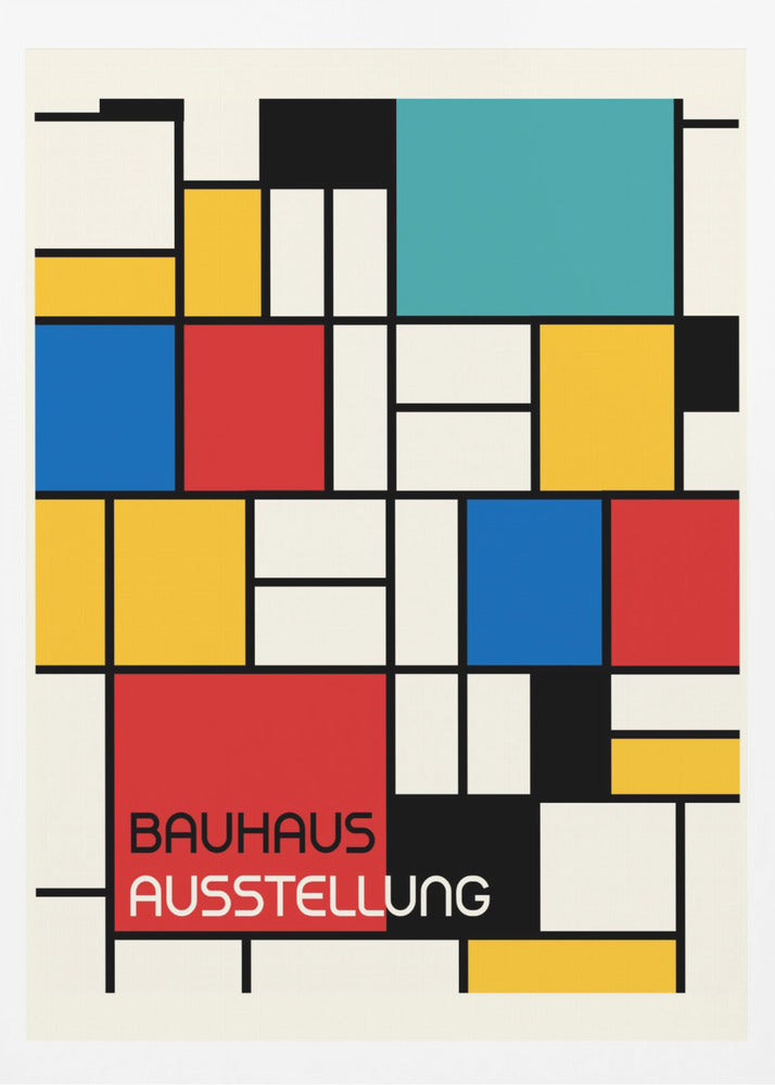 Bauhaus Geometric Design Retro - Poster / Art Print