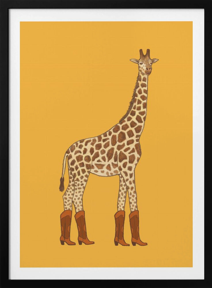 Jolene the Cowgirl Giraffe - Poster / Art Print