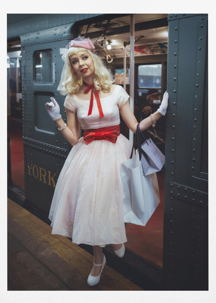 New York Holiday Nostalgia Ride - Poster / Art Print