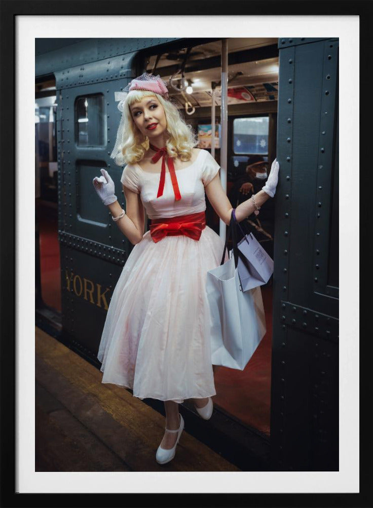 New York Holiday Nostalgia Ride - Poster / Art Print