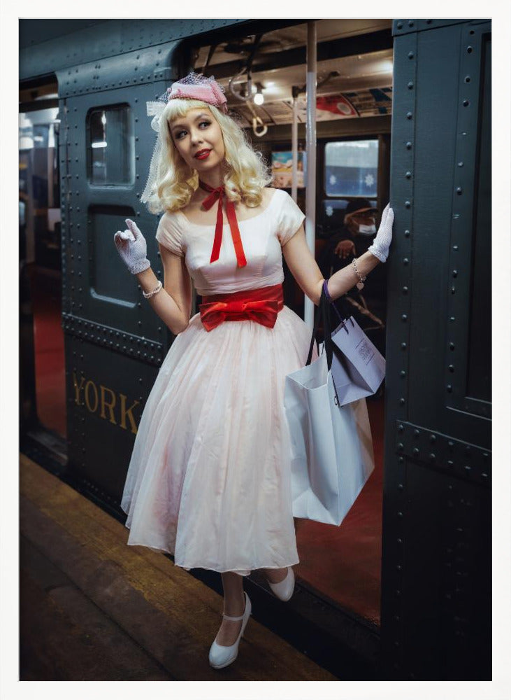 New York Holiday Nostalgia Ride - Poster / Art Print