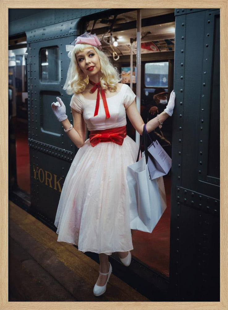 New York Holiday Nostalgia Ride - Poster / Art Print