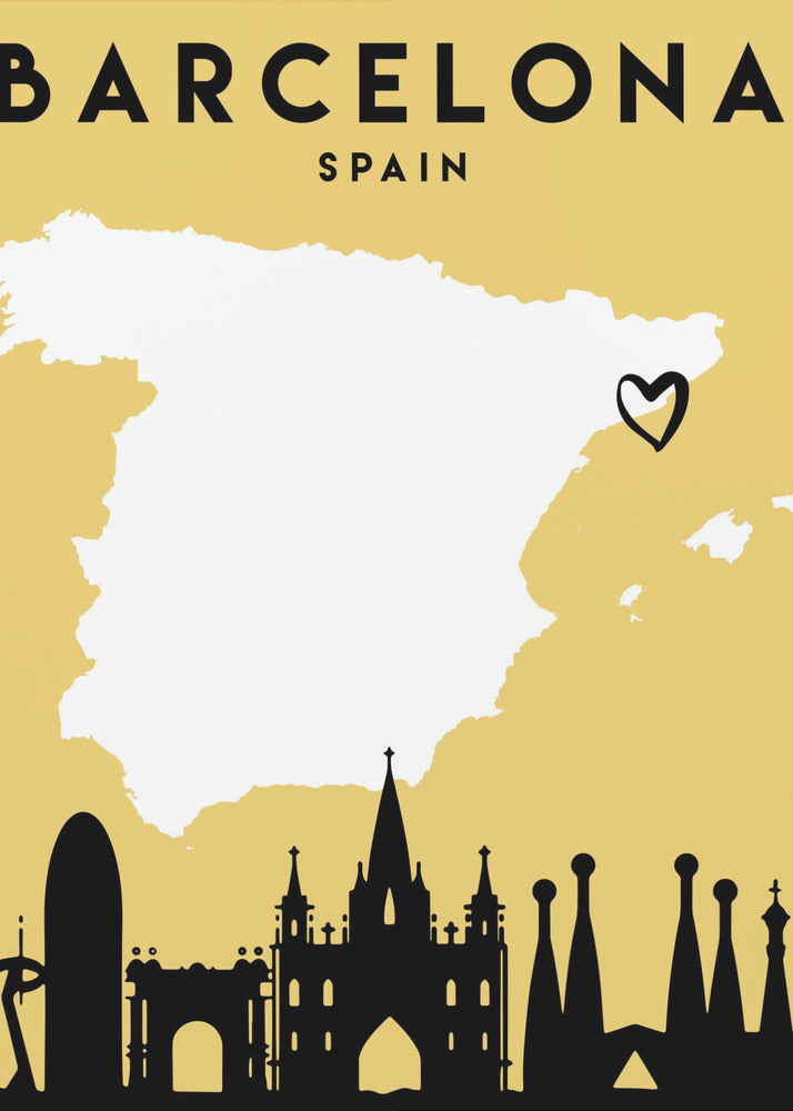 City Love Maps 09 - Poster / Art Print