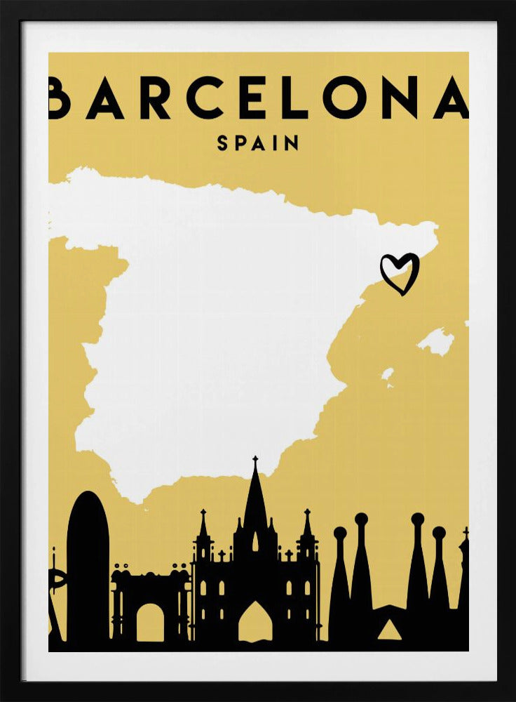 City Love Maps 09 - Poster / Art Print