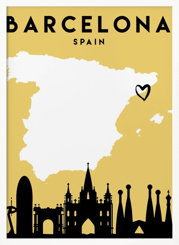 City Love Maps 09 - Poster / Art Print