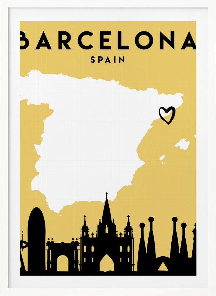 City Love Maps 09 - Poster / Art Print